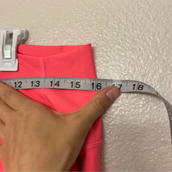 Spyder hot pink neon high-rise athletic leggings cropped women’s XL NWT - Picture 5 of 9